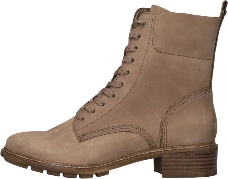 tamaris Stijlvolle dames veterboot Beige Dames