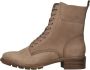 Tamaris Stijlvolle dames veterboot Beige Dames - Thumbnail 18