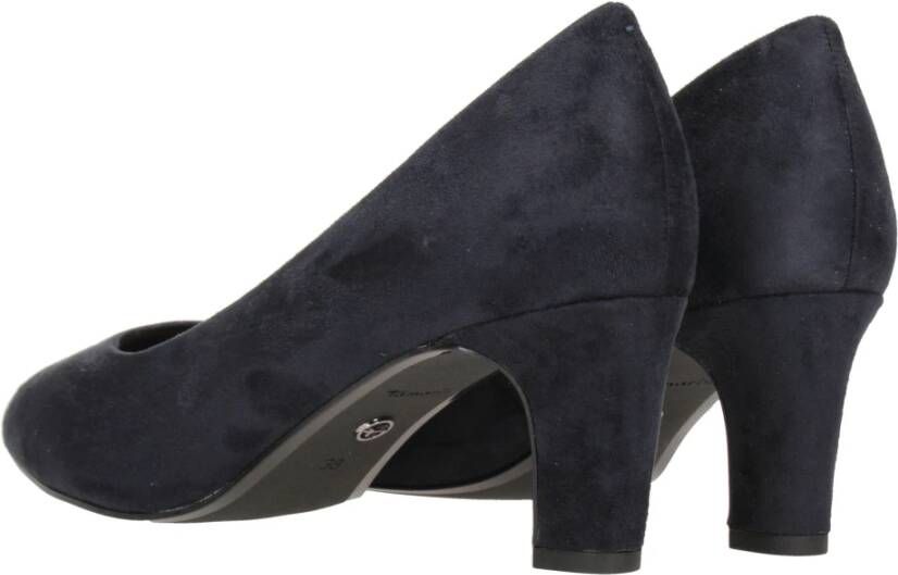 tamaris Stijlvolle Vegan Suède Pump Blue Dames