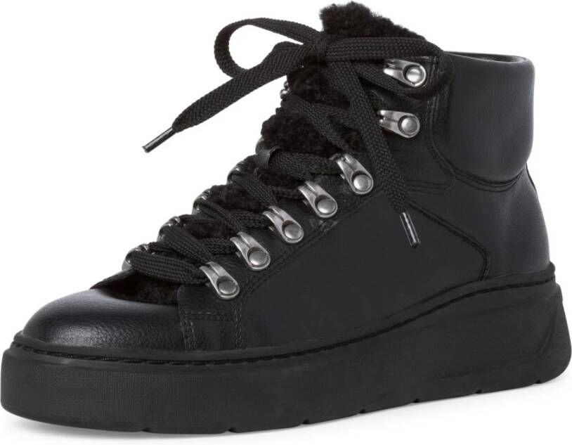 tamaris Stijlvolle Veterschoenen Black Dames