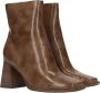 Tamaris Trendy Beige Enkellaars met Opvallende Hak Beige Dames - Thumbnail 6