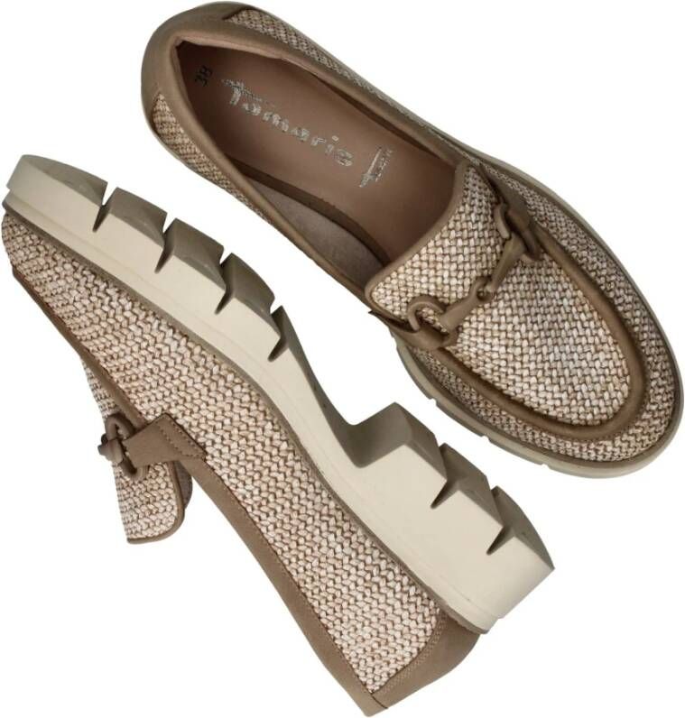 tamaris Vegan instapper Beige Dames