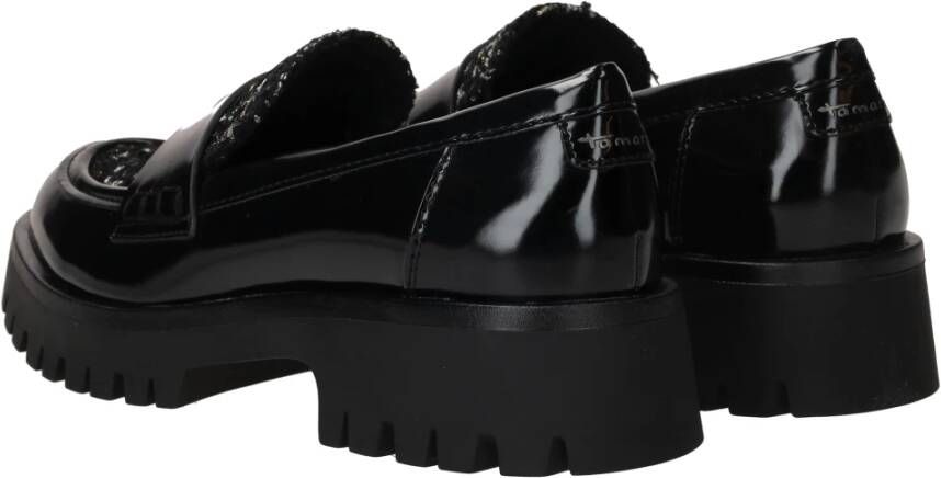 tamaris Vegan Loafer met Versterkte Hiel Black Dames