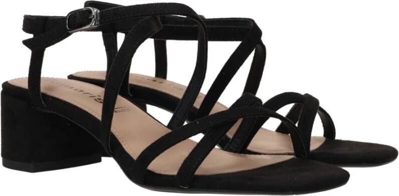 tamaris Vegan sandalette Black Dames