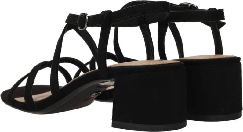 tamaris Vegan sandalette Black Dames