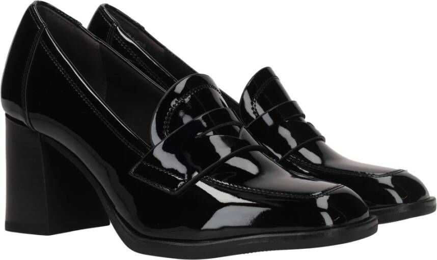 tamaris Vegan Zwarte Pump met Blokhak Black Dames