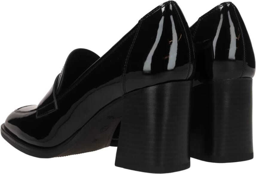 tamaris Vegan Zwarte Pump met Blokhak Black Dames