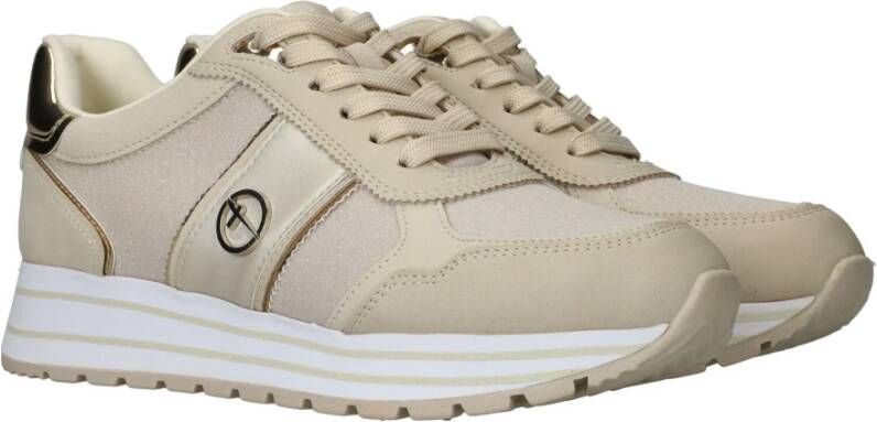 tamaris vegansneaker Beige Dames