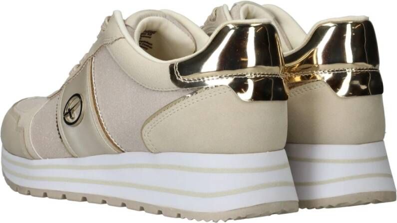 tamaris vegansneaker Beige Dames