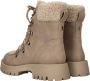 Tamaris Warme Teddy-Gevoerde Veterboot voor Dames Beige Dames - Thumbnail 6