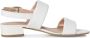 Tamaris Witte Casual Open Platte Sandalen White Dames - Thumbnail 4