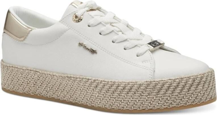 tamaris Witte Gouden Sneakers Vrouwen Volwassen White Dames