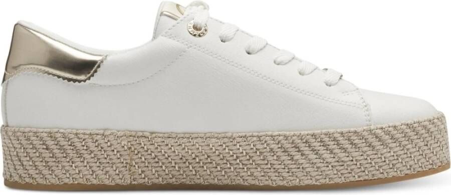 tamaris Witte Gouden Sneakers Vrouwen Volwassen White Dames