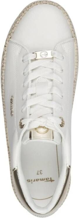 tamaris Witte Gouden Sneakers Vrouwen Volwassen White Dames