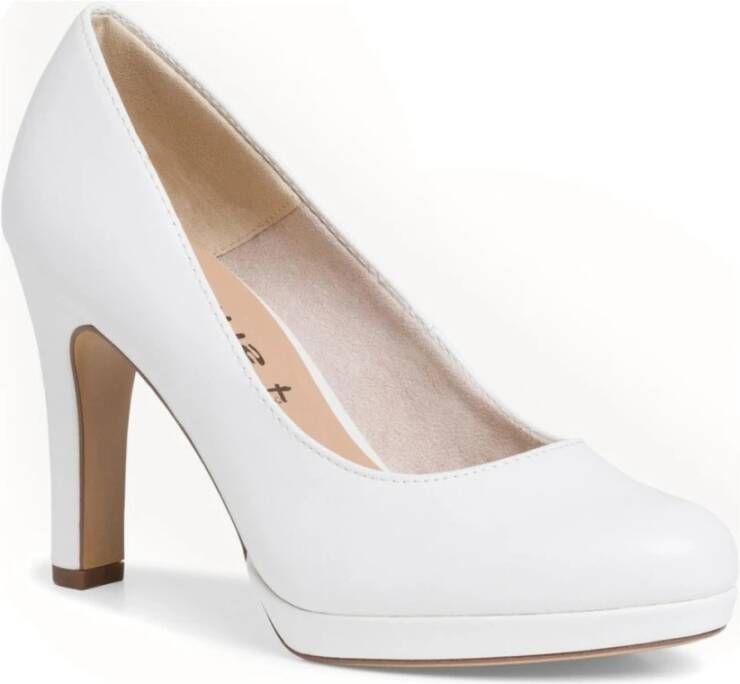 tamaris Witte Klassieke Gesloten Pumps White Dames