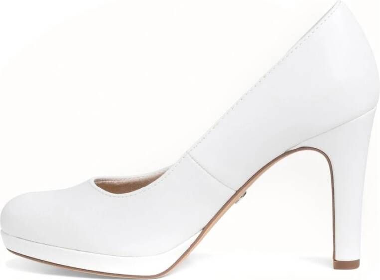 tamaris Witte Klassieke Gesloten Pumps White Dames