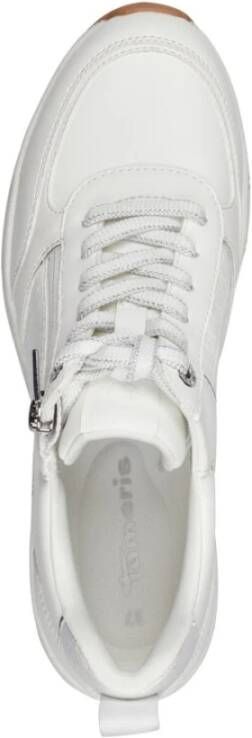 tamaris Witte Zilveren Sneakers Vrouwen Volwassen White Dames