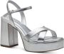 Tamaris Zilveren Platte Sandalen voor Vrouwen Gray Dames - Thumbnail 5