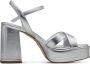 Tamaris Zilveren Platte Sandalen voor Vrouwen Gray Dames - Thumbnail 6