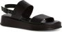 Tamaris Zwarte Casual Open Platte Sandalen Black Dames - Thumbnail 7