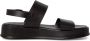 Tamaris Zwarte Casual Open Platte Sandalen Black Dames - Thumbnail 8