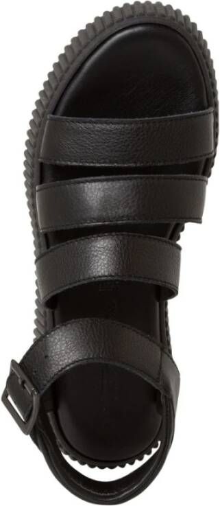 tamaris Zwarte Casual Open Platte Sandalen Black Dames