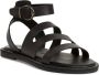 Tamaris Zwarte Casual Open Platte Sandalen Black Dames - Thumbnail 5