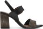 Tamaris Zwarte Casual Open Platte Sandalen Black Dames - Thumbnail 8