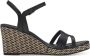 Tamaris Zwarte Casual Open Sandalen Vrouwen Black Dames - Thumbnail 9