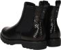 Tamaris Zwarte Chelsea Boot met Dierenprint Detail Black Dames - Thumbnail 10