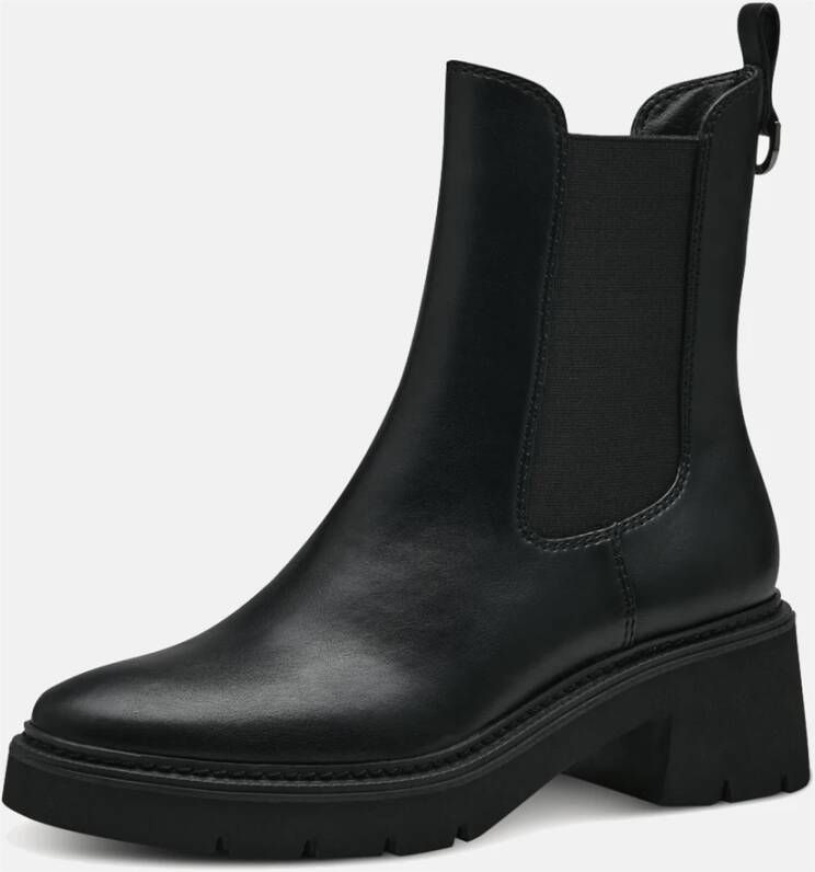 tamaris Zwarte Chelsea Boots Tijdloze Stijl Black Dames