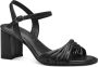 Tamaris Zwarte Elegante Open Platte Sandalen Black Dames - Thumbnail 4