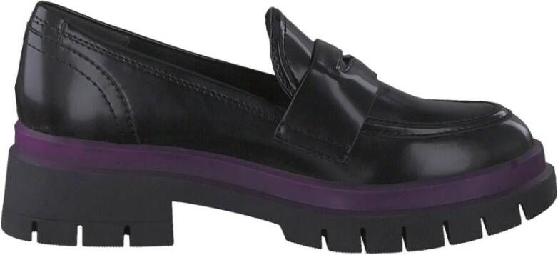 tamaris Zwarte Gesloten Loafers voor Vrouwen Black Dames