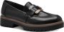 Tamaris Zwarte Leren Casual Loafers Black Dames - Thumbnail 9