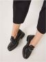 Tamaris Zwarte Leren Casual Loafers Black Dames - Thumbnail 12