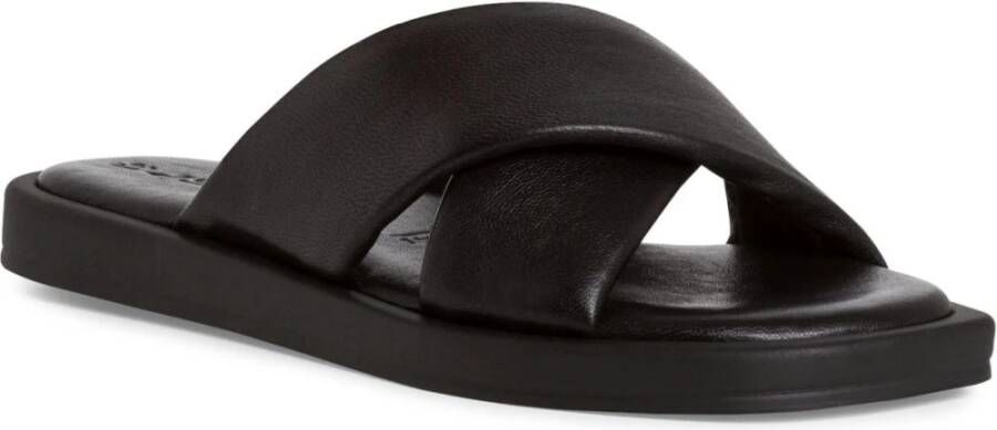 tamaris Zwarte Open Casual Slippers Dames Black Dames