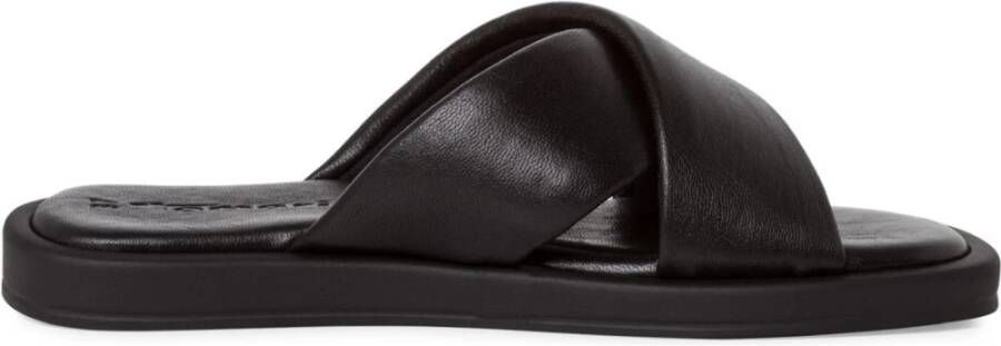 tamaris Zwarte Open Casual Slippers Dames Black Dames