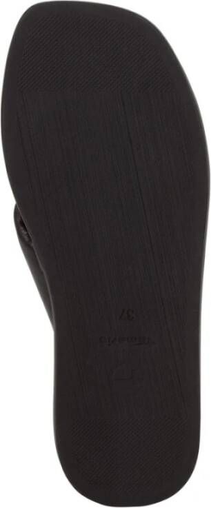 tamaris Zwarte Open Casual Slippers Dames Black Dames