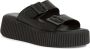 Tamaris Zwarte Open Casual Slippers Vrouwen Black Dames - Thumbnail 6