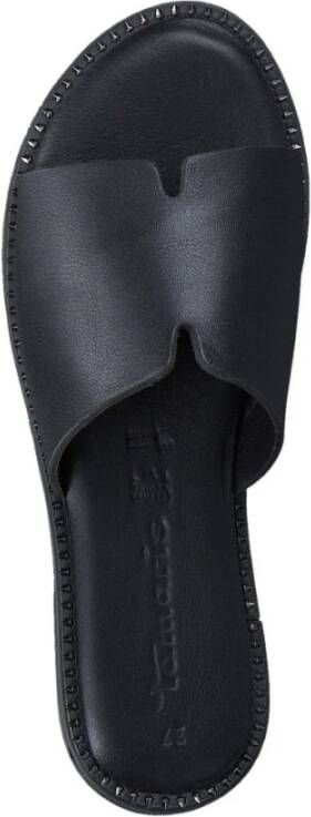 tamaris Zwarte Open Slippers Vrouwen Black Dames