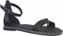 Tamaris Casual Low Heels Stijlvolle en Comfortabele Sandalen Black Dames - Thumbnail 3