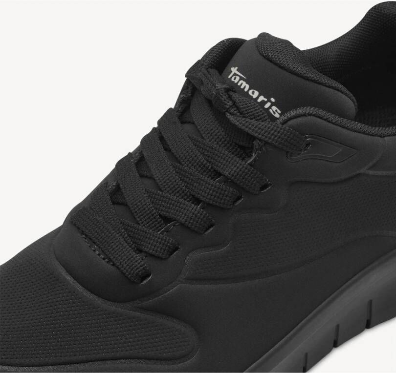 tamaris Zwarte Sneakers met Comfortabele Pasvorm Black Dames