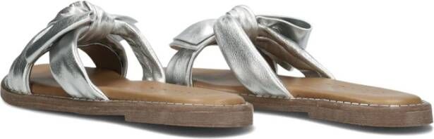 Tango Zilveren Audrey Slippers met Strik Gray Dames