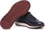 Testoni Chunky Deerskin Sneaker met Lambrusco Sole Blue Heren - Thumbnail 4