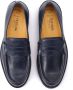 Testoni Courmayeur Loafer Grained Calf Blue Heren - Thumbnail 3