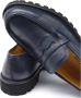 Testoni Courmayeur Loafer Grained Calf Blue Heren - Thumbnail 5