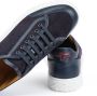 Testoni Fluweel Suède Sneaker Blue Heren - Thumbnail 5