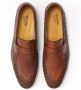 Testoni Geweven Kalfsleren Loafer Blake Flex Constructie Brown Heren - Thumbnail 3