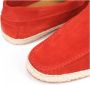 Testoni Handgemaakte Suède Espadrilles Ortholite Binnenzool Orange Heren - Thumbnail 5