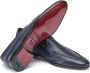 Testoni Lichtgewicht Deer Loafer Lambrusco Blue Heren - Thumbnail 4